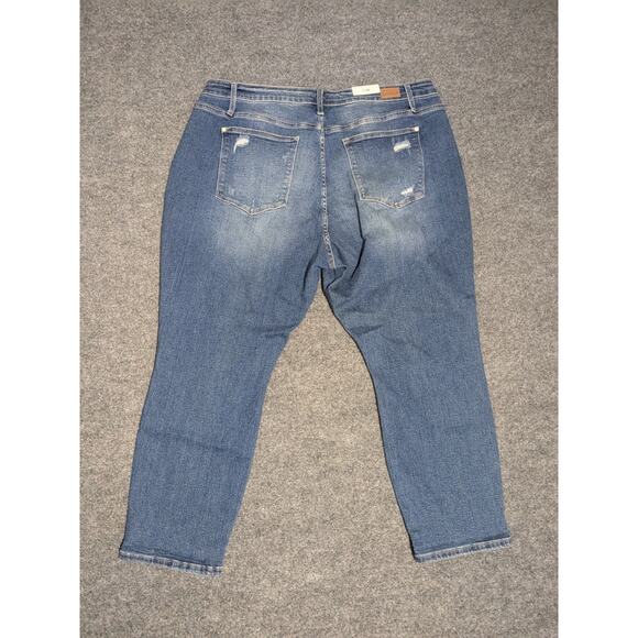 Judy Blue Straight Leg Jeans Womens Plus Size 24W Denim - Picture 2 of 10